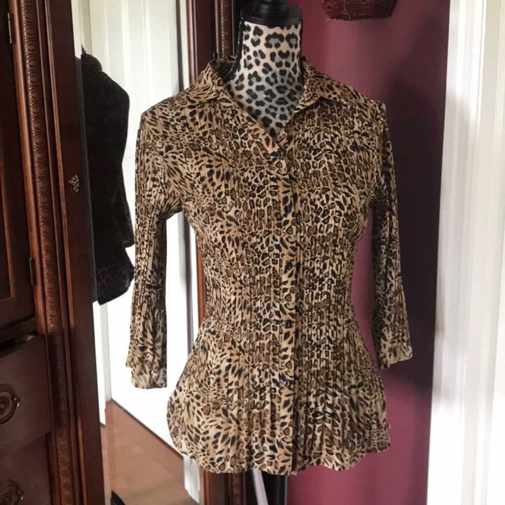 Fashion Bug Leopard Button Down